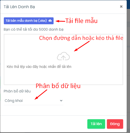 Giao diện phần mềm quản lý Tổng đài ảo Buss Call
